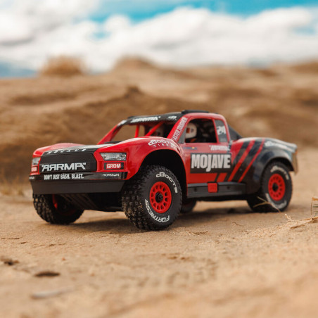 ARRMA MOJAVE GROM 1/18 DT BRUSHED 4WD RTR,ROJO - Imagen 25