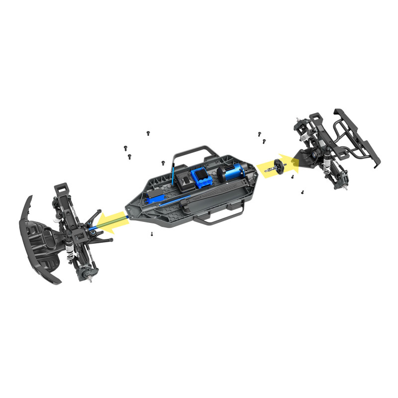 TRAXXAS FORD F-150 RAPTOR  4X4: CAMIONETA 4WD A ESCALA 1/10 CON TQI - Imagen 12