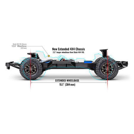 PACK 5000MAH 11,1V+CARGADOR+TRAXXAS FORD F-150 RAPTOR 1/10 CON TQI NEGRO+CAMBIO DE SERVO POR TRX2075X - Imagen 15