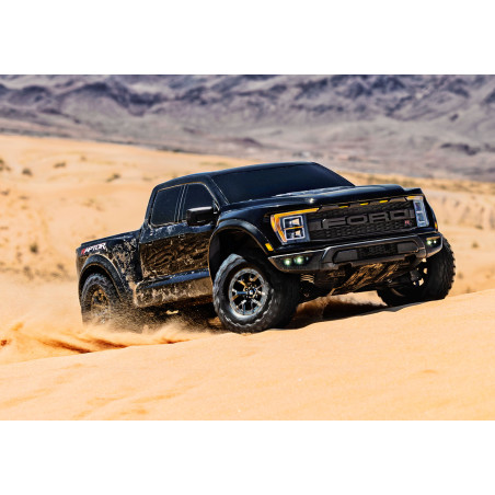TRAXXAS FORD F-150 RAPTOR  4X4: CAMIONETA 4WD A ESCALA 1/10 CON TQI NEGRO - Imagen 6