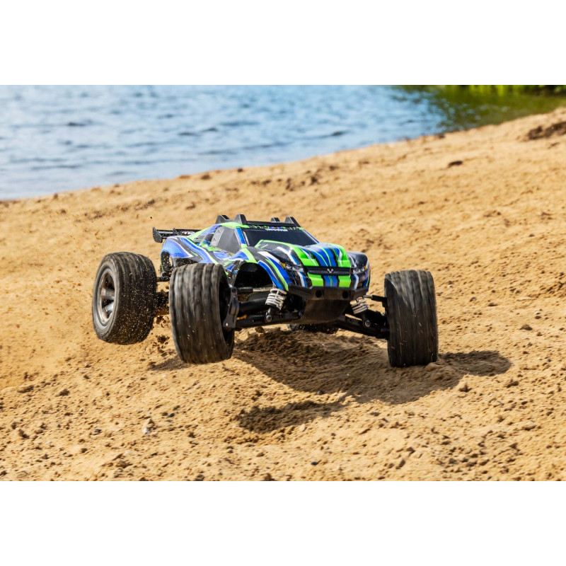 Traxxas Rustler 4X4 VXL HD TQi TSM VERDE RTR (NO BATERIA NI CARGADOR) - Imagen 2