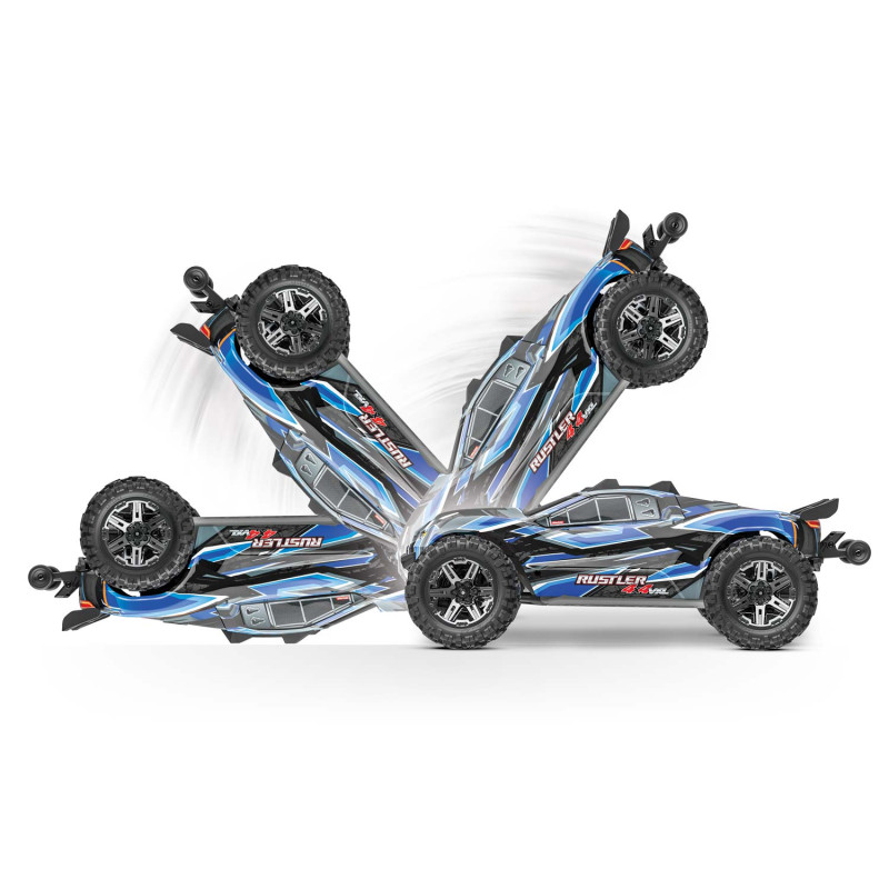 Traxxas Rustler 4X4 VXL HD TQi TSM VERDE RTR (NO BATERIA NI CARGADOR) - Imagen 3