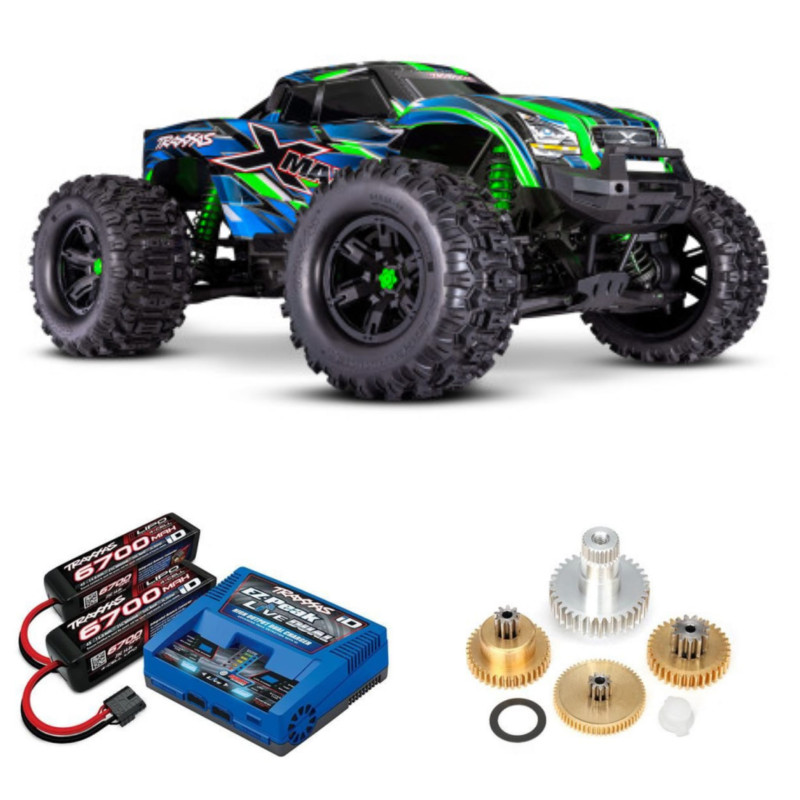 FR] Traxxas Kit Sospensioni Xmaxx Widemaxx - Verde - 7895G