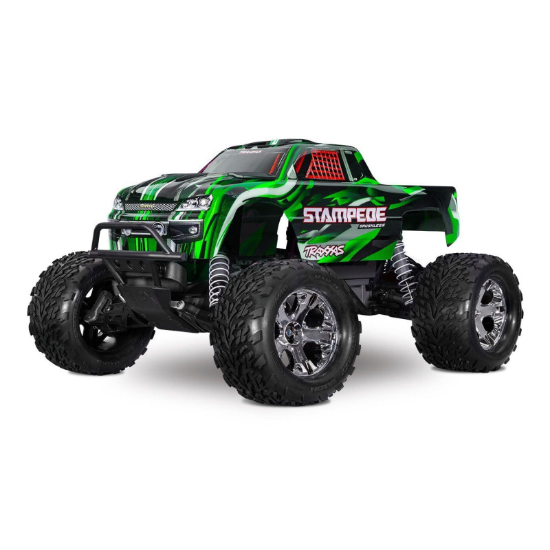 TRAXXAS STAMPEDE  2WD BL-2S HD VERDE - Imagen 2