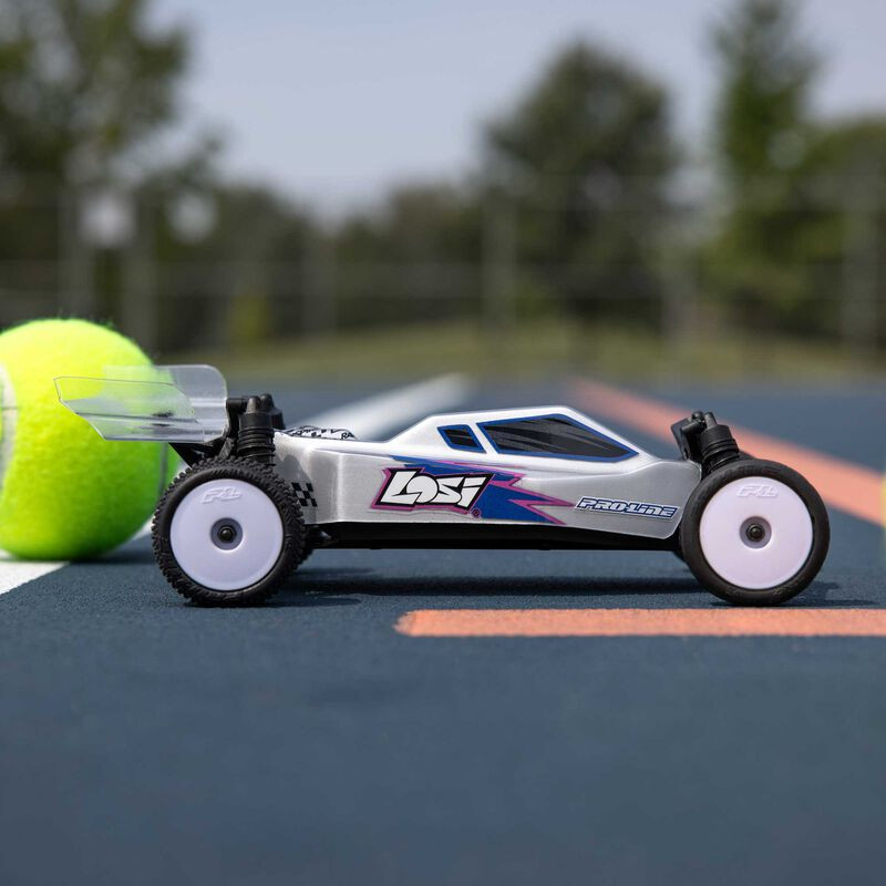 LOSI BUGGY RTR MICRO-B 2WD 1/24 PLATA GRIS - Imagen 23