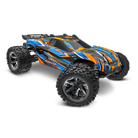 Traxxas Rustler 4X4 VXL HD TQi TSM NARANJA  RTR (NO BATERIA NI CARGADOR) - Imagen 1