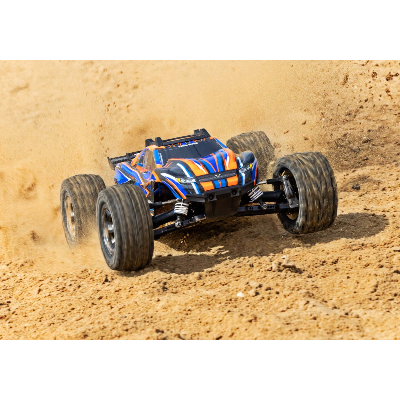 Traxxas Rustler 4X4 VXL HD TQi TSM NARANJA  RTR (NO BATERIA NI CARGADOR) - Imagen 15