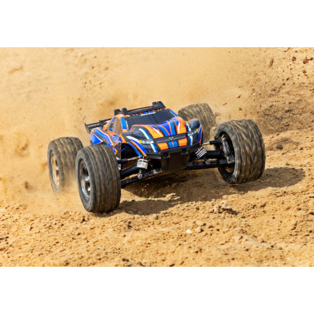Traxxas Rustler 4X4 VXL HD TQi TSM NARANJA  RTR (NO BATERIA NI CARGADOR) - Imagen 15