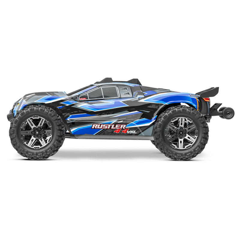 Traxxas Rustler 4X4 VXL HD TQi TSM AZUL  RTR (NO BATERIA NI CARGADOR) - Imagen 2