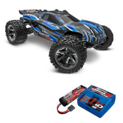 Imagen 1 - PACK  TRAXXAS RUSTLER 4X4 VXL HD TQi TSM AZUL RTR 1/10+PAQUETE COMPLETO BATERIA Y CARGADOR 3S PACK  TRAXXAS RUSTLER 4X4 VXL HD TQi TSM AZUL RTR 1/10+PAQUETE COMPLETO BATERIA Y CARGADOR 3S - Imagen 1