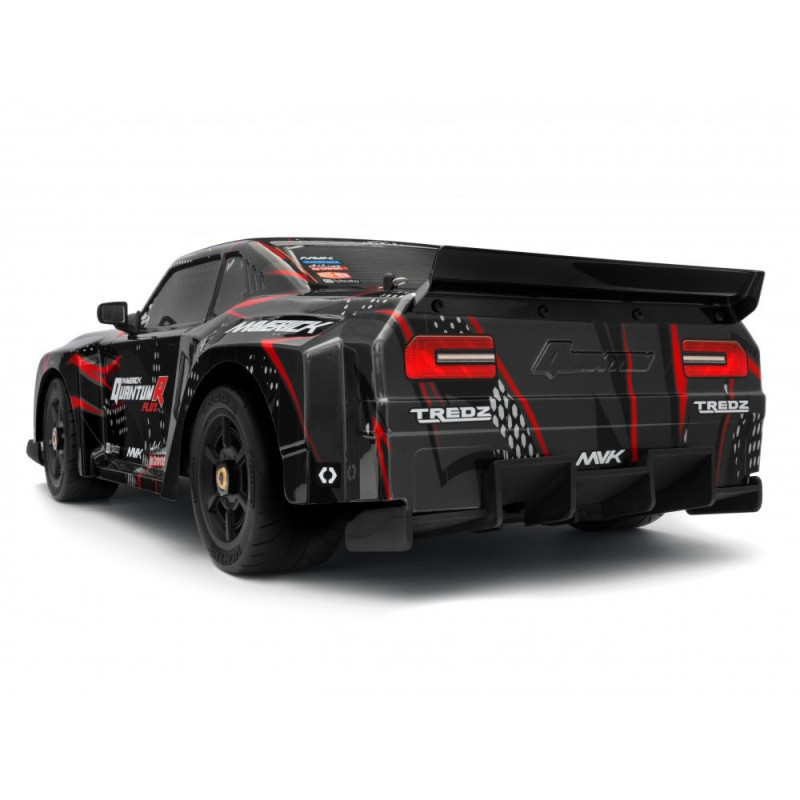 MAVERICK QUANTUM R FLUX 4S 1/8 4WD MUSCLE CAR NEGRO/ROJOMV150350 - Imagen 4