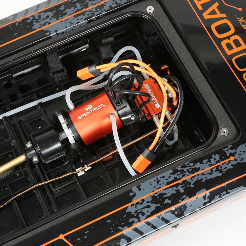 PRO BOAT Blackjack 42" 8S Brushless Catamaran RTR: Negro/Naranja RCPROGRANADA.COM - Imagen 6