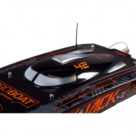 PRO BOAT Blackjack 42" 8S Brushless Catamaran RTR: Negro/Naranja RCPROGRANADA.COM - Imagen 9
