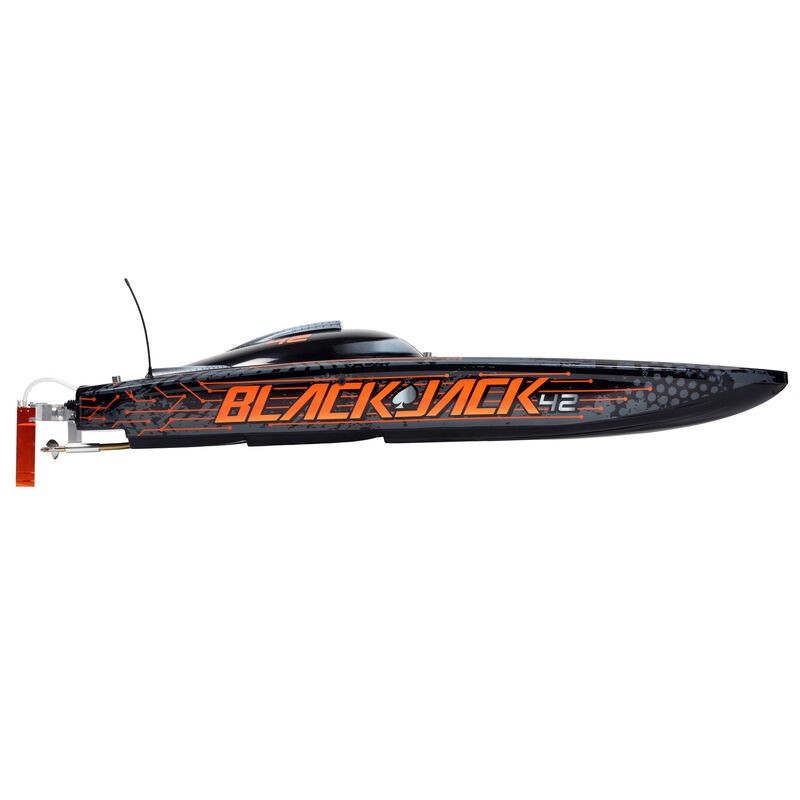 PRO BOAT Blackjack 42" 8S Brushless Catamaran RTR: Negro/Naranja RCPROGRANADA.COM - Imagen 12