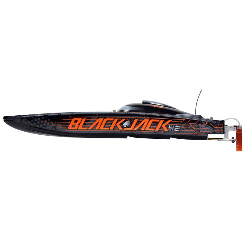 PRO BOAT Blackjack 42" 8S Brushless Catamaran RTR: Negro/Naranja RCPROGRANADA.COM - Imagen 14