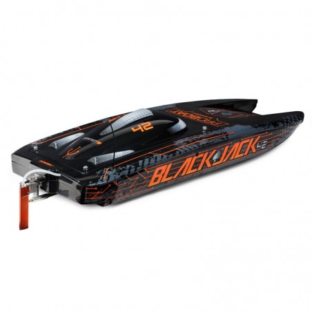 PRO BOAT Blackjack 42" 8S Brushless Catamaran RTR: Negro/Naranja RCPROGRANADA.COM - Imagen 16