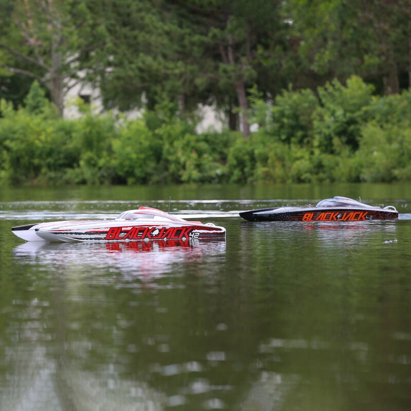 PRO BOAT Blackjack 42" 8S Brushless Catamaran RTR: Negro/Naranja RCPROGRANADA.COM - Imagen 23
