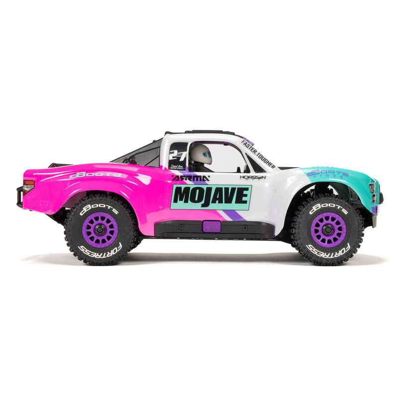 ARRMA 1/18 MOJAVE GROM BLX 4WD DT BRUSHLESS RTR ROSA(INCLUYE BATERIA Y CARGADOR USB-C) - Imagen 2