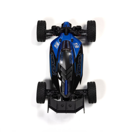 ARRMA TYPHON GROM 223S BLX BUGGY 4x4 1/18 BRUSHLESS RTR,CON BATERIA Y CARGADOR AZUL - Imagen 2