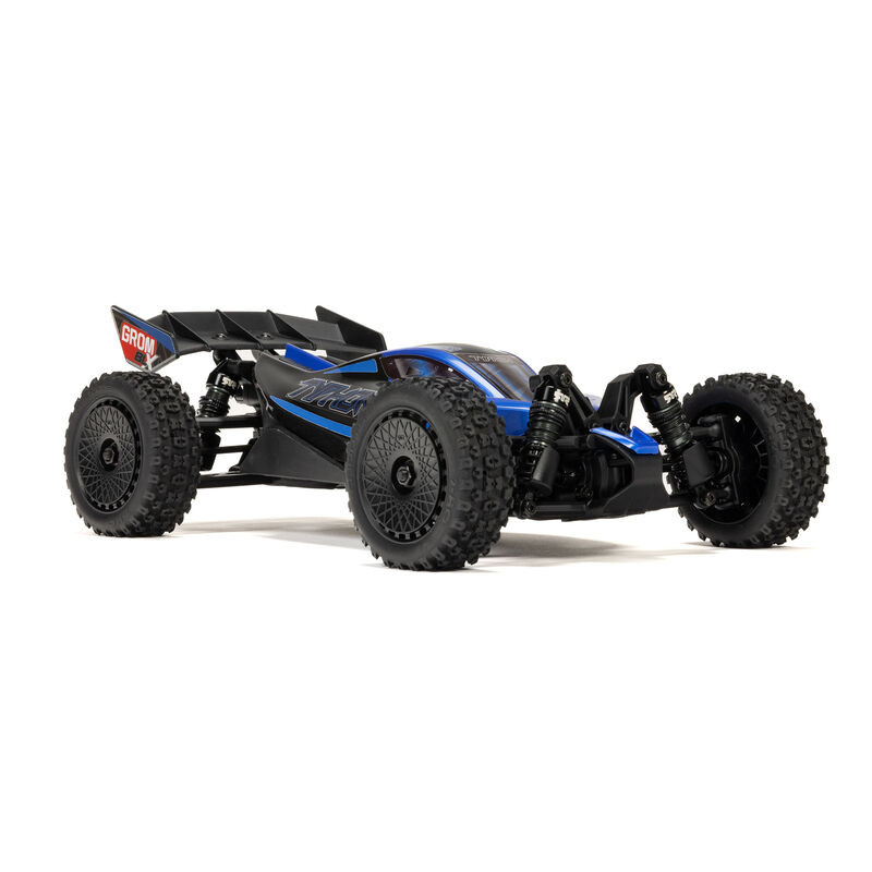 ARRMA TYPHON GROM 223S BLX BUGGY 4x4 1/18 BRUSHLESS RTR,CON BATERIA Y CARGADOR AZUL - Imagen 5