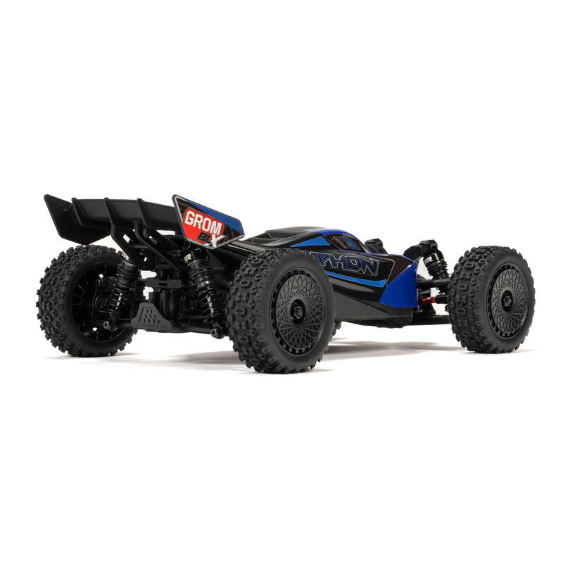 ARRMA TYPHON GROM 223S BLX BUGGY 4x4 1/18 BRUSHLESS RTR,CON BATERIA Y CARGADOR AZUL - Imagen 6