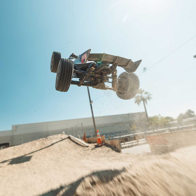 ARRMA TYPHON GROM 223S BLX BUGGY 4x4 1/18 BRUSHLESS RTR,CON BATERIA Y CARGADOR AZUL - Imagen 10