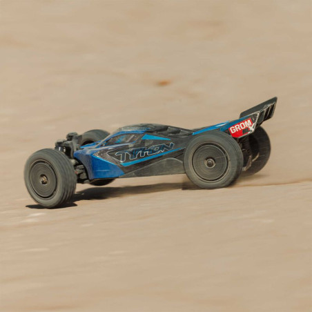ARRMA TYPHON GROM 223S BLX BUGGY 4x4 1/18 BRUSHLESS RTR,CON BATERIA Y CARGADOR AZUL - Imagen 13