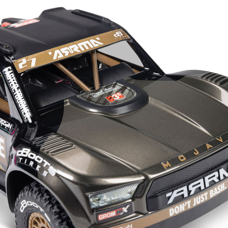 ARA2304T1ARRMA MOJAVE GROOM 1/18 BRUSHLESS BLX 223S 4X4 RTR NEGRO - Imagen 15