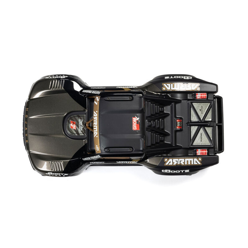 ARA2304T1ARRMA MOJAVE GROOM 1/18 BRUSHLESS BLX 223S 4X4 RTR NEGRO - Imagen 6