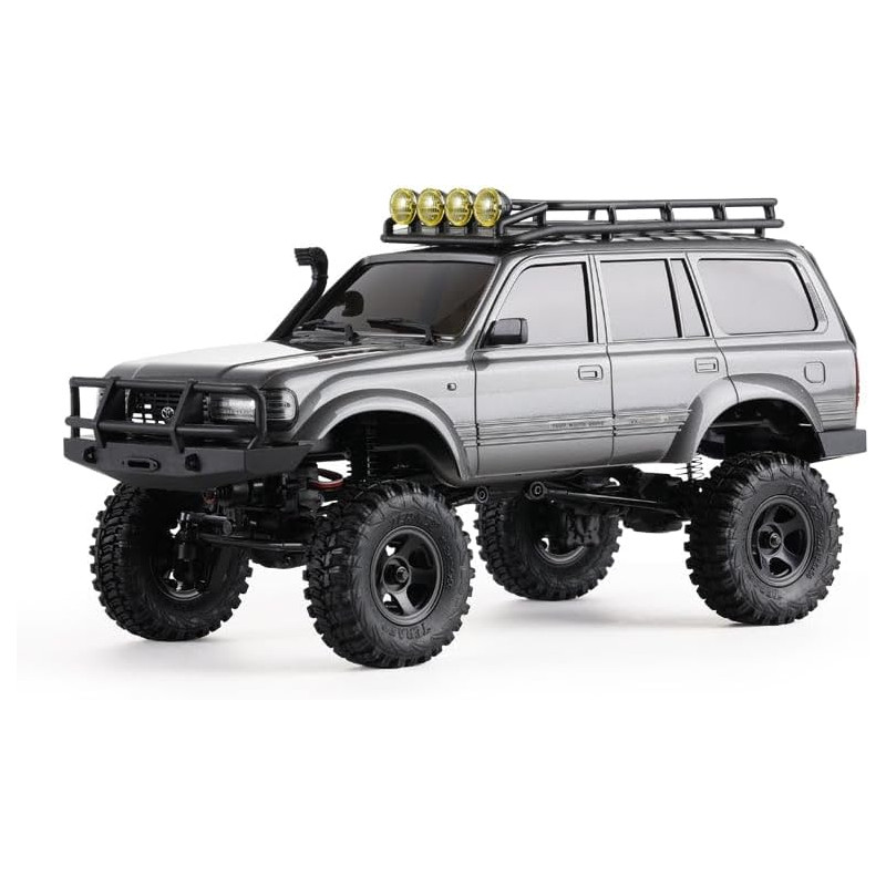 FMS CAMION TODOTERRENO FCX18 TOYOTA LC80 GRIS 1/18, RTR INCLUYE BATERIA Y CARGADOR - Imagen 1