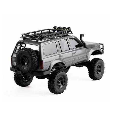 FMS CAMION TODOTERRENO FCX18 TOYOTA LC80 GRIS 1/18, RTR INCLUYE BATERIA Y CARGADOR - Imagen 2