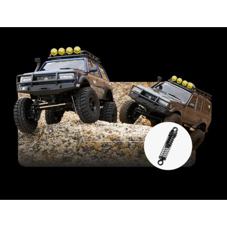 FMS CAMION TODOTERRENO FCX18 TOYOTA LC80 GRIS 1/18, RTR INCLUYE BATERIA Y CARGADOR - Imagen 16