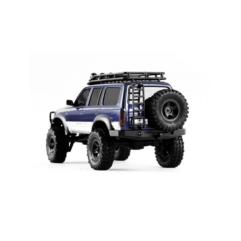 FMS CAMION TODOTERRENO FCX18 TOYOTA LC80 AZUL 1/18, RTR INCLUYE