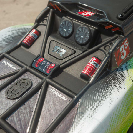 ARRMA CAMION TODOTERRENO SENTON 223S BLX BRUSHLESS 4x4 1/10, RTR CON DSC ,AMARILLO - Imagen 11