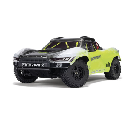 ARRMA CAMION TODOTERRENO SENTON 223S BLX BRUSHED 4x4 1/10, RTR CON DSC ,AMARILLO - Imagen 1