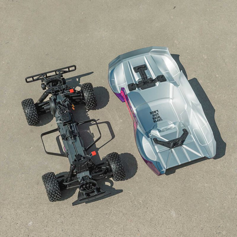 ARRMA CAMION DE CARRERAS CORTO FURY 223S BLX BRUSHLESS CON DCS 2WD 1/10  RTRAZUL - Imagen 12