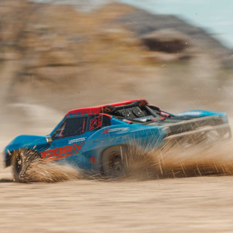 ARRMA CAMION DE CARRERAS CORTO FURY 223S BLX BRUSHLESS CON DCS 2WD 1/10  RTRAZUL - Imagen 10