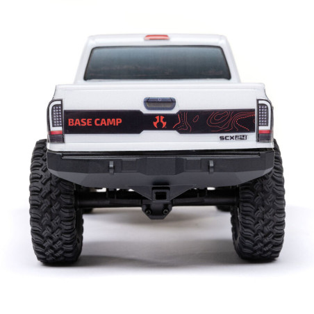 AXIAL 1/24 SCX24 BASE CAMP 4WD ROCK CRAWLER BRUSHED RTR CON BATERIA Y CARGADOR BLANCO - Imagen 4