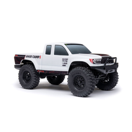 AXIAL 1/24 SCX24 BASE CAMP 4WD ROCK CRAWLER BRUSHED RTR CON BATERIA Y CARGADOR BLANCO - Imagen 2