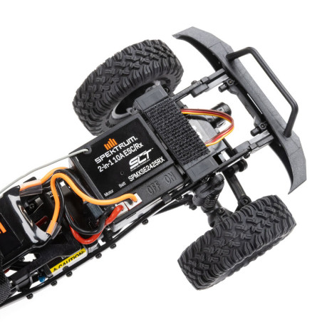 AXIAL 1/24 SCX24 BASE CAMP 4WD ROCK CRAWLER BRUSHED RTR CON BATERIA Y CARGADOR BLANCO - Imagen 12