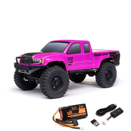 AXIAL 1/24 SCX24 BASE CAMP 4WD ROCK CRAWLER BRUSHED RTR CON BATERIA Y CARGADOR - Imagen 8