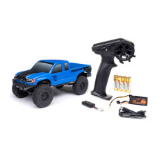AXIAL 1/24 SCX24 BASE CAMP 4WD ROCK CRAWLER BRUSHED RTR CON BATERIA Y CARGADOR AZUL - Imagen 1