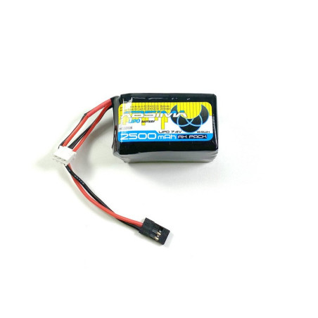 ABSIMA RX LIPO 2S 7,4V 2500SC (UNI-PLUG) - Imagen 1