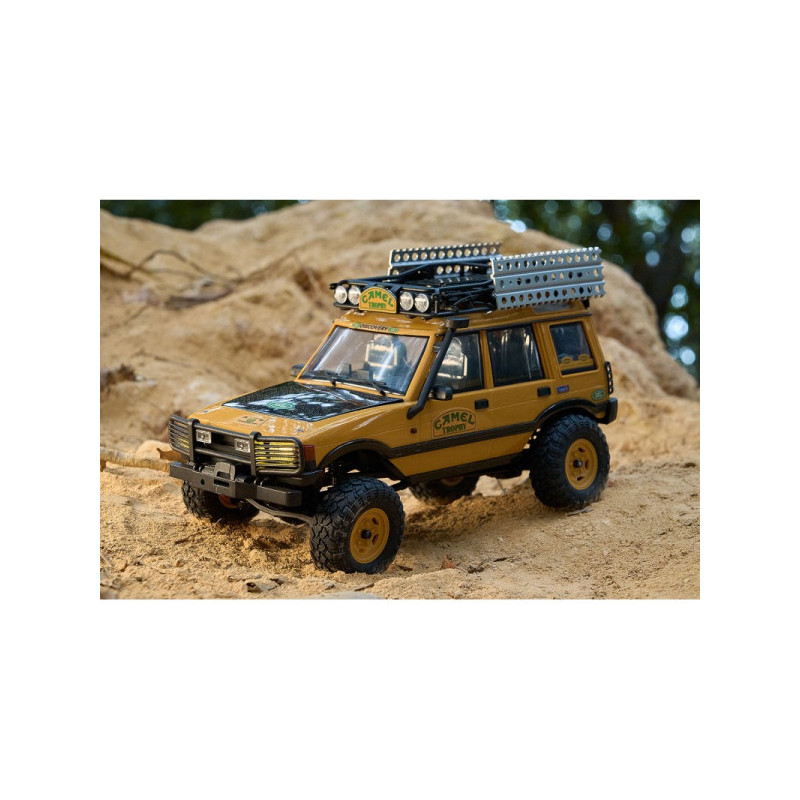 FMS Land rover Discovery 1st gen FCX24M RTR 4x4 1/24 camel Trophy Serie - Imagen 3