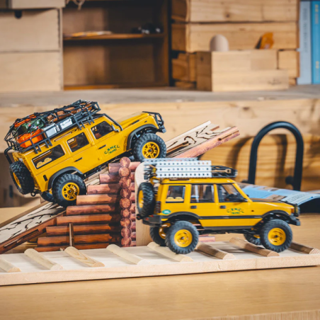 FMS Land rover Discovery 1st gen FCX24M RTR 4x4 1/24 camel Trophy Serie - Imagen 6