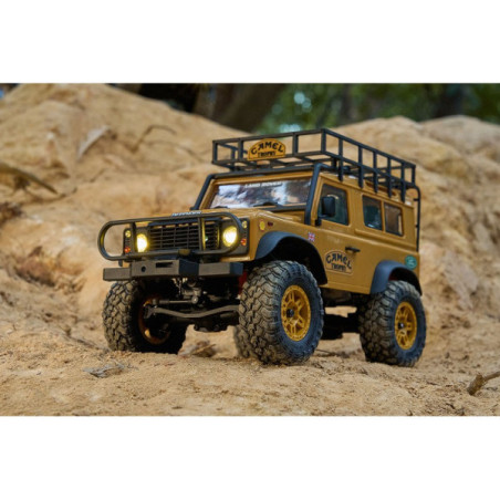 FMS Land Rover Defender 90 FCX24M RTR 4x4 1/24 camel Trophy Serie - Imagen 4