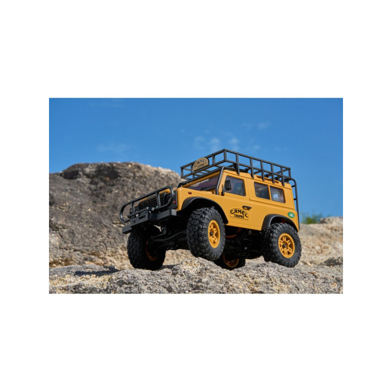 FMS Land Rover Defender 90 FCX24M RTR 4x4 1/24 camel Trophy Serie - Imagen 5