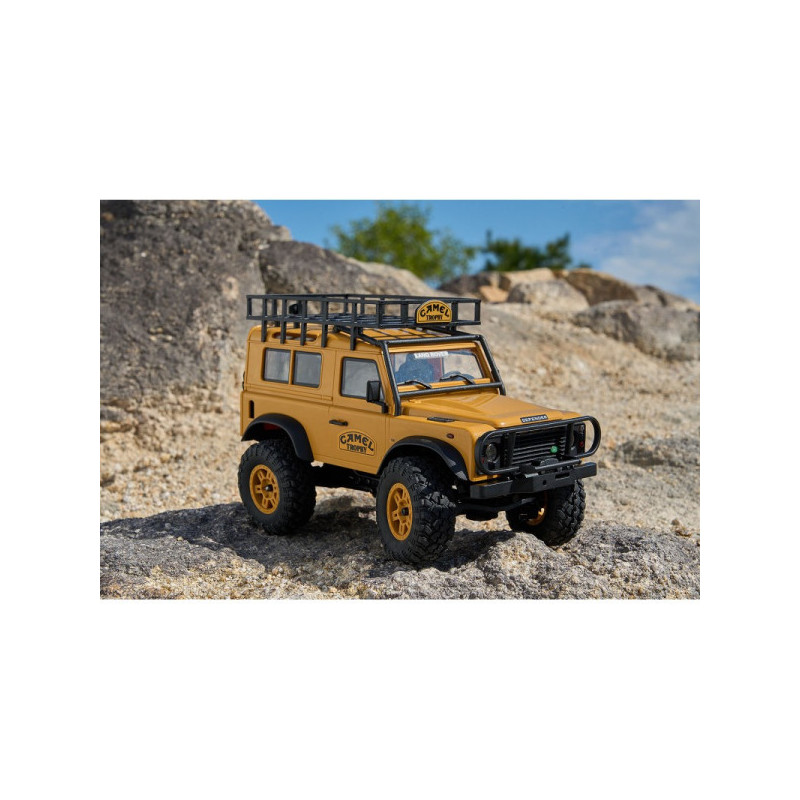 FMS Land Rover Defender 90 FCX24M RTR 4x4 1/24 camel Trophy Serie - Imagen 3