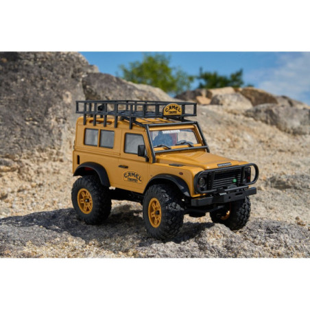 FMS Land Rover Defender 90 FCX24M RTR 4x4 1/24 camel Trophy Serie - Imagen 3