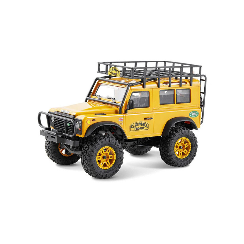 FMS Land Rover Defender 90 FCX24M RTR 4x4 1/24 camel Trophy Serie - Imagen 1